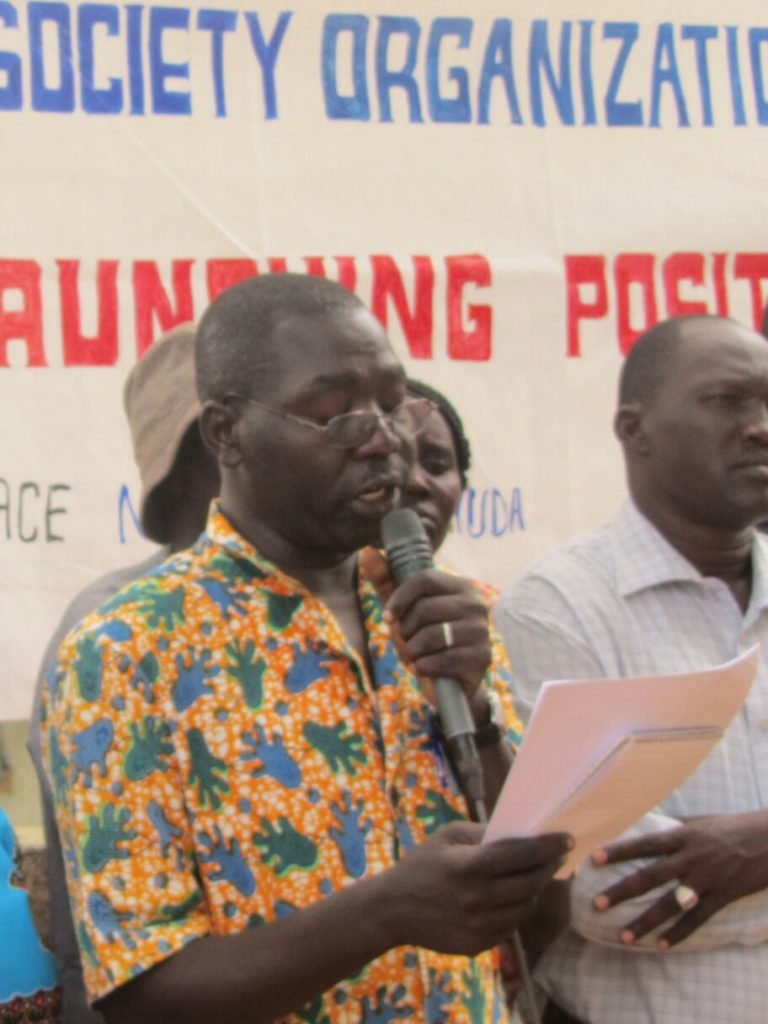 الأمين العام لشبكة منظمات جبال النوبة بالمناطق المحررة غاندى خليل يتحدث بجراءة