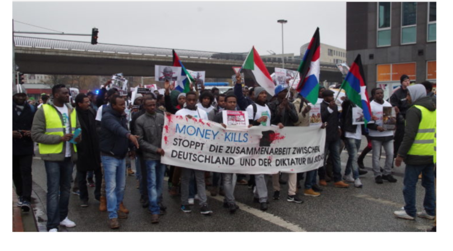 تظاهرة كبرى للسودانيين بألمانيا