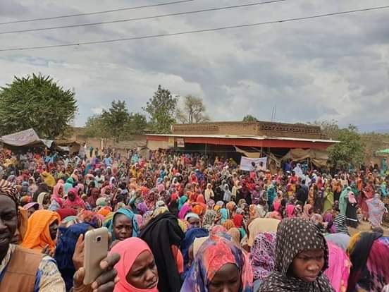 اعتصامات مدن دارفور… وسادية الحكومة الانتقالية وانتهازية الناشطون اعتصام مواطني نيرتتي أمام حامية الجيش