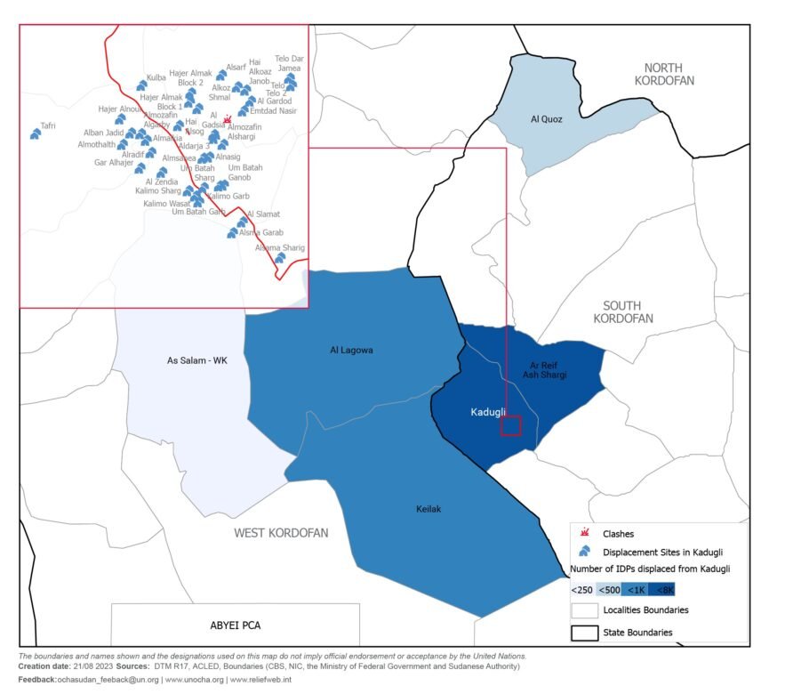 الامم المتحدة:نقص حاد لإمدادات الغذاء بكادوقلى