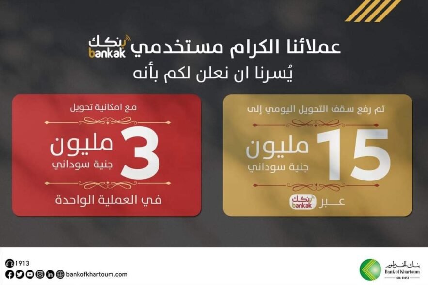 المركزى يرفع سقف التحويلات عبر التطبيقات البنكية