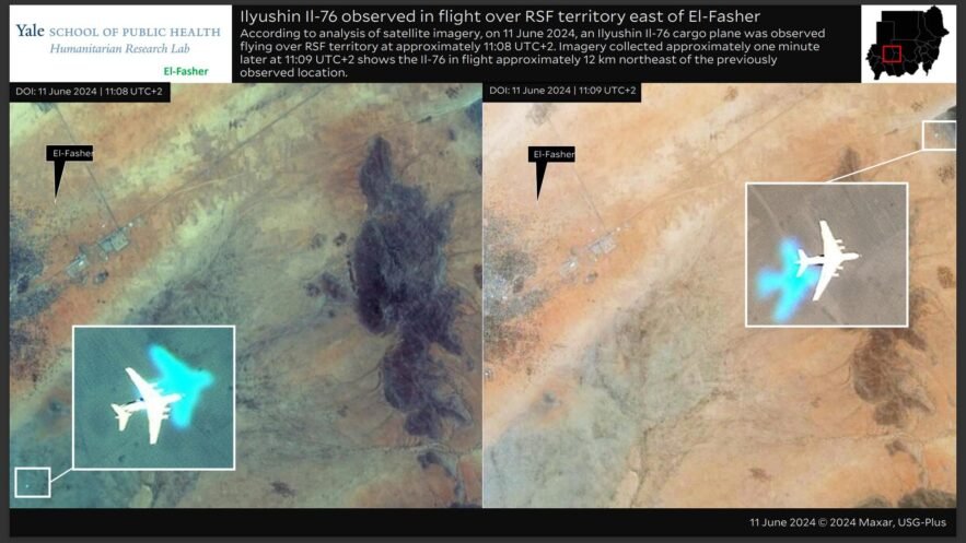 الإمارات تتتهك أجواء السودان وتزود الدعم السريع عبر الإسقاط الجوي بالفاشر