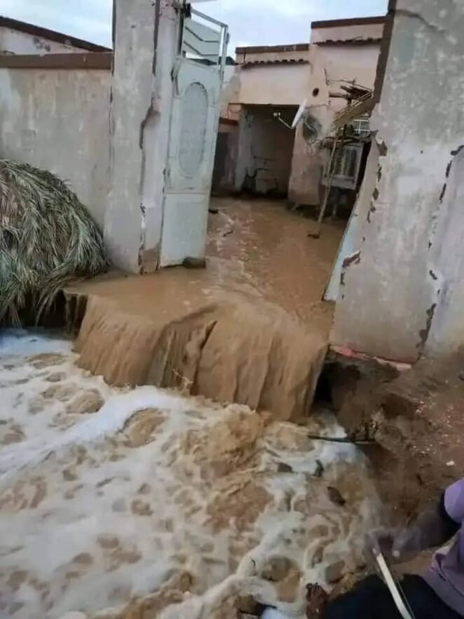 خسائر كبيرة بمدينة كريمة جراء السيول