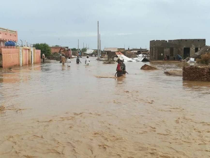 سيول بولاية كسلا شرقي السودان . 23 يوليو 2018 . صورة من (مواقع التواصل الاجتماعي)