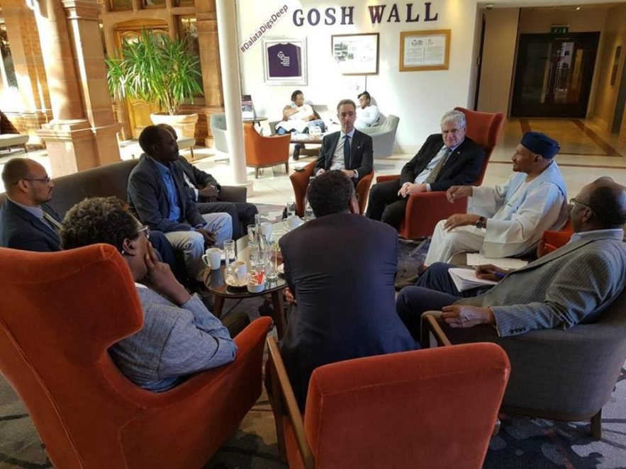 القائم بأعمال الولايات المتحدة الأمريكية في السودان استيفن كوتسيس يلتقي قادة نداء السودان بلندن .26 سبتمبر 2018