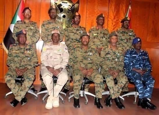 أعضاء المجلس العسكري في السودان