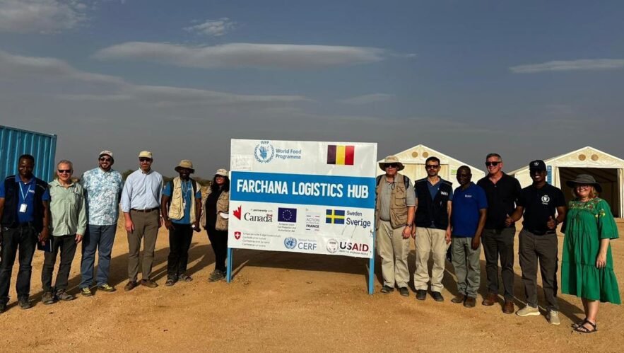 المعونة الامريكية تتفقد السودانيين بشرق تشاد