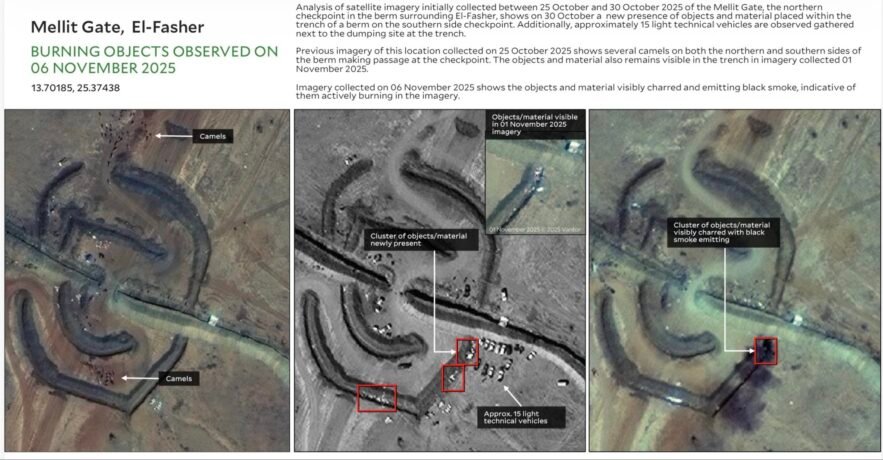 مختبر أبحاث أمريكي: الدعم السريع يحرق ويُخفي الجثث في الفاشر