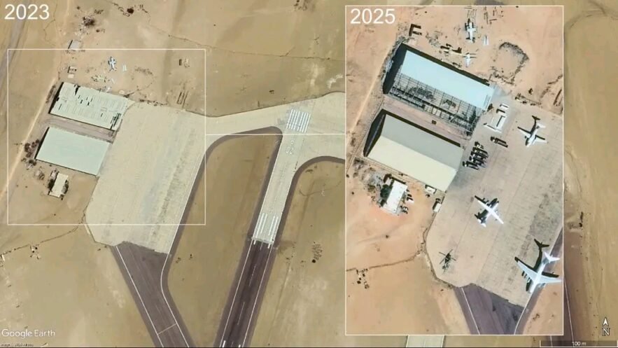 تقرير استخباراتي : مطار ”الكفرة“ يتحول لقاعدة لوجستية كبرى لإمداد المليشيا بالمرتزقة والسلاح