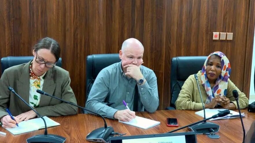 وزير الدولة بالمالية يبحث مع خبراء مجلس الأمن تنفيذ قرار خاص بدارفور