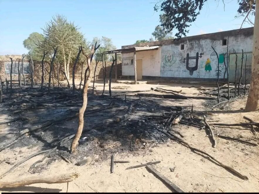 حريق يلتهم محتويات مركز لتطوير لغة الفورية بنرتيتي