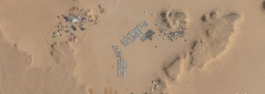 صور أقمار صناعية تكشف نشاطاً مستمراً لمليشيا الدعم السريع في الصحراء الليبية