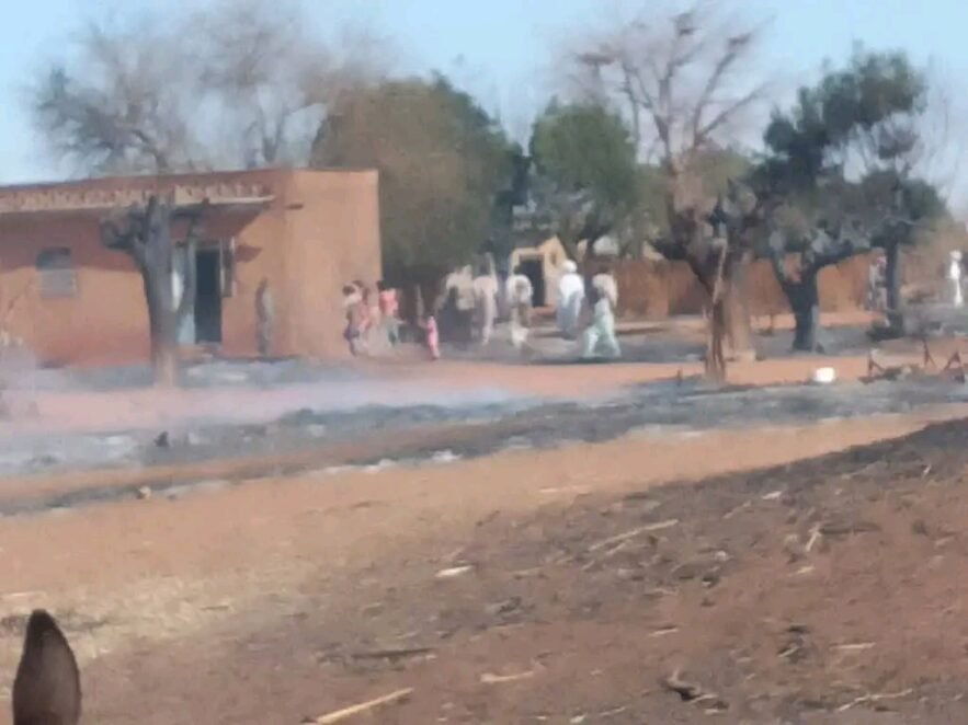 خسائر فادحة جراء حريق هائل بمحلية أبو زبد بغرب كردفان