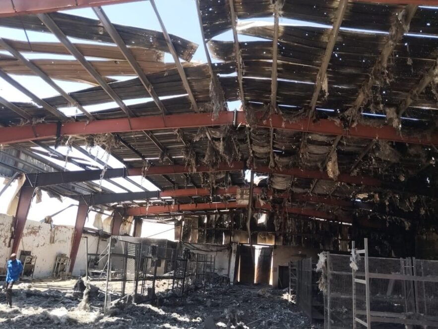 اضرار جسيمة طالت مقر الإمدادات الطبية بمدينة الأبيض جراء استهداف الدعم السريع