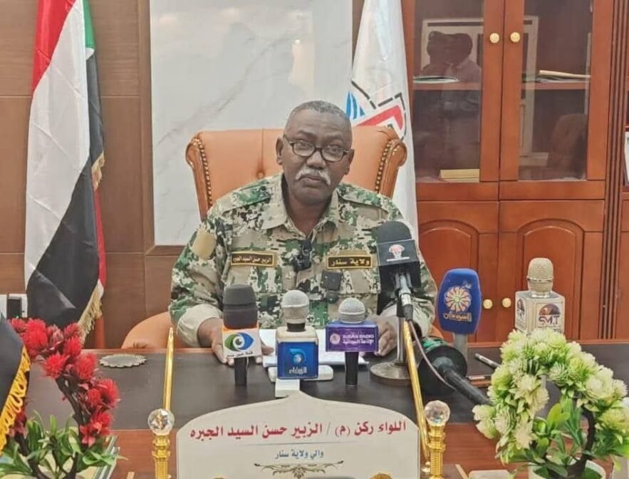 والي سنار يُعفي المدير التنفيذي لمحلية الدالي والمزموم ويُعين خلفاً له