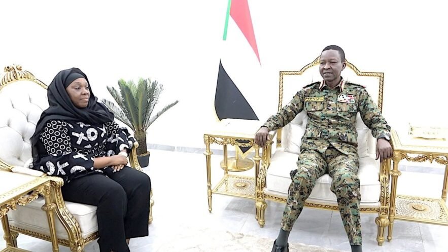 كباشي يبحث مع وزيرة خارجية ليبيريا سبل تعزيز التعاون الثنائي