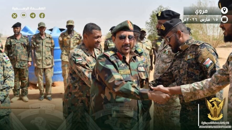 قائد الفرقة 19 مشاة يضع حجر الأساس للواء 74 الجديد بمروي