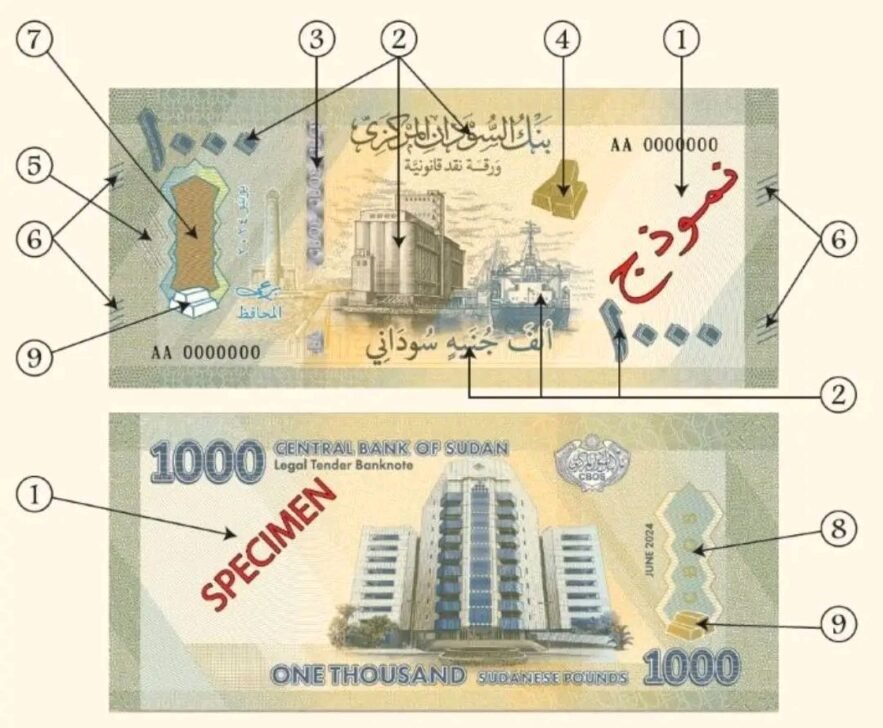 بنك السودان المركزي يعلن بدء المرحلة الثانية لاستبدال العملة بالخرطوم والجزيرة